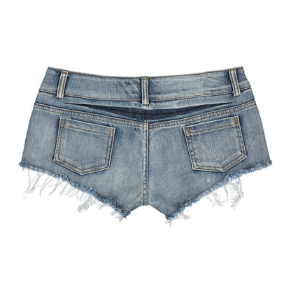 Fashion Personality Women's Low Waist Denim Shorts