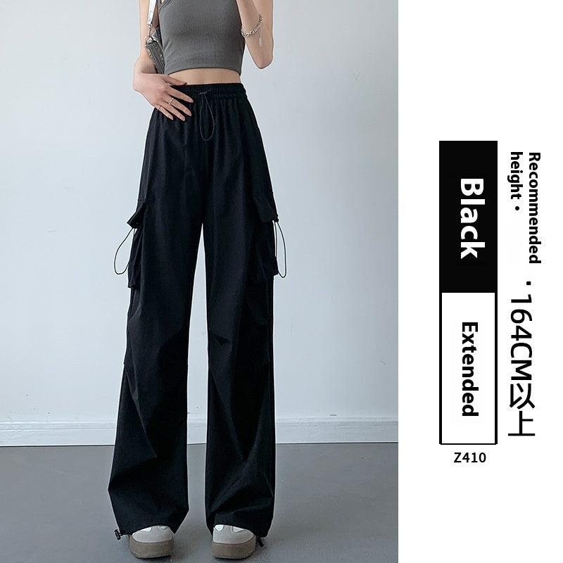 Women's Thickened Straight High Waist Mountaineering Wide Leg Pants